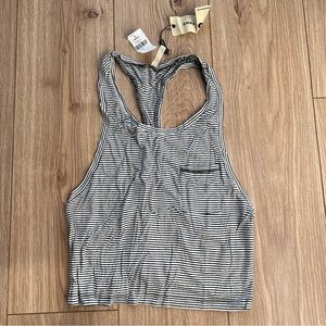 Emma & Sam NEW NWT Stripe Crop Tank Top